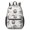 Hedgehog and Basket, variant on Hedgehog and Pumpkin White Pattern 17" School Backpacks for Teens,Waterproof Oxford Fabric,S-Shape Padded Straps for School,Travel,Hiking,Camping