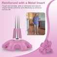 thumbnail image 6 of SupreGear 3/4 inch Cane Tip - Heavy-duty Rubber Non-slip Support with Six Point Traction, Self-standing, Light Pink, 6 of 8
