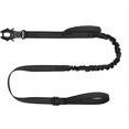 thumbnail image 1 of wqlpp-Tactical Dog Leash,K9 Training Walking Bungee Lead with 2 Control Handle,Heavy Duty Quick Release Metal Clasp,Hands Free D-Ring for Medium Large Dogs (6ft,Reflective Black), 1 of 4