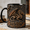 Black, variant on Dragon Dad Mug 3D Effect Fantasy Dragon Mug for Dad, Father’s Day Gift