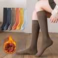thumbnail image 5 of WTXUE Knee-High Socks, Warm Socks Womens To Keep Warm Sock High The Knee Lightweight Cotton Socks 1 Pack, 5 of 8