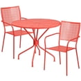 thumbnail image 3 of 35.25e Ensemble de Table de Patio Blanche, 3 of 4