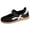 Black, variant on HEWUQI Slip on Mary Jane for Women Comfortable Ballet Sneakers Color Blocking Casual Non Slip Breathable Flats Walking Shoes Blue Size 6
