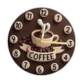 thumbnail image 4 of Reloj de pared con forma de taza de café, silencioso, de colección, reloj de pared fabricado en [material], para diseño de interiores de cocina y saló 20 cm, 4 of 8