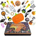 thumbnail image 1 of Halloween Xmas Christmas Gifts Decoration Decompression Toy Set Pumpkin Countdown Calendar Blind Box, 1 of 5