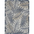 thumbnail image 3 of Nourison Aloha Indoor/Outdoor Ivory/Navy 12' x 15' Area Rug, (12x15), 3 of 9