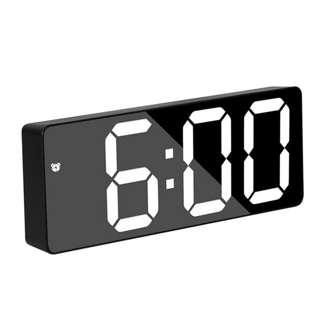 Smart Digital Alarm Clocks for Bedrooms, Screen, Snooze, Dimmable, 12/24Hr