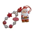 thumbnail image 1 of Llavero navideño colgante con forma de bolso para niñas Papá Noel, 1 of 9