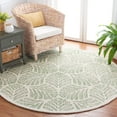 thumbnail image 2 of SAFAVIEH Martha Stewart Jardin Floral Area Rug, Ivory/Green, 6' x 6' Round, 2 of 8
