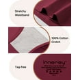 thumbnail image 6 of INNERSY Women Underwear Soft Modal Briefs High Waist Full Coverage Panties 4 Pack(S,‌Vintage), 6 of 8