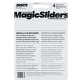 thumbnail image 3 of Magic Sliders L P 4225 4 Pack 7/8"-1" RND Slider, 1 Pack, White/Black, 3 of 5