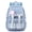 Blue, variant on Large Plaid Backpack Multi Compartment Lightweight Casual Daypack for School, College & Travel