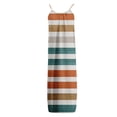 thumbnail image 5 of PNTUTB Women's Summer Fashion Striped Color Blocked Casual Sleeveless Backless Loose Comfortable Halter Maxi Dress, 5 of 6