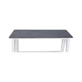 thumbnail image 5 of Surrey Solid Wood Console/Sofa Table in White/Heather Gray, 5 of 8