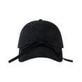 thumbnail image 2 of VLOOCKLW Women's Bow Baseball Cap Summer Soft Top Design Casual Versatile Sun Hat Lightweight Breathable Adjustable Fit for Outdoor Daily Travel Small Face Effect, 2 of 5