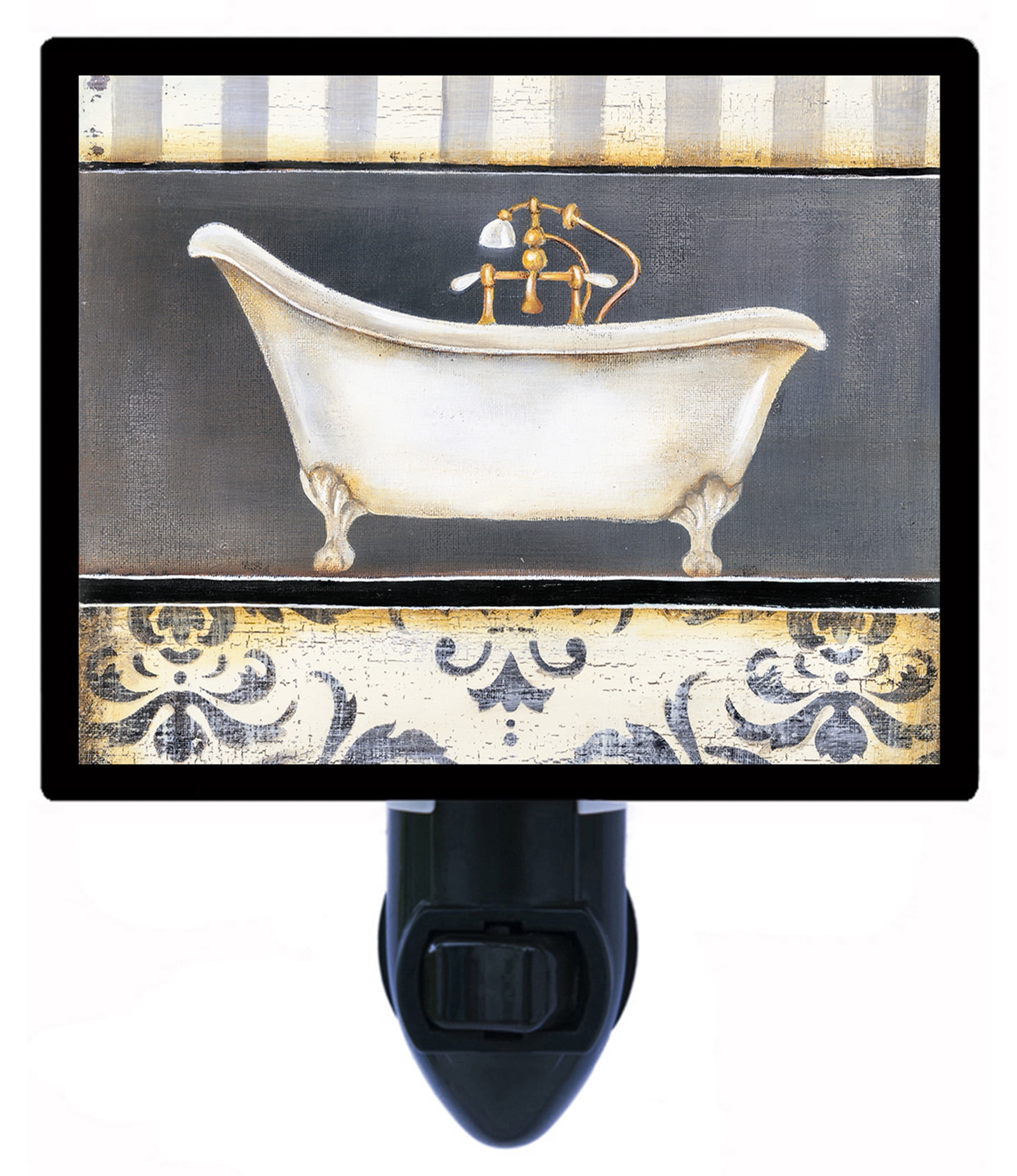 Bathroom Gogh Decorative Photo Night Light Plus One Extra Free Switchable Insert. 4 Watt Bulb ...
