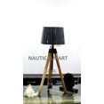 thumbnail image 3 of NauticalMart Designer's Natural Wooden Tripod Lamp Stand For Living Room, Hotel, Restorant, Bedroom, Coner Lamp, 3 of 3