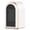 White, variant on LEFTHIGH Home 1200W Ceramic Space Heater with Thermostat Portable Indoor Heater 2 Heat Settings Fan Mode Overheat Tip-Over Protection for Bedroom Office Decorations