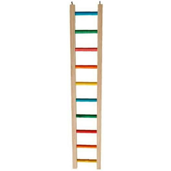Zoo-Max Hardwood Bird Ladder 2' [Bird Interactive Toys, Bird Supplies] 1 count