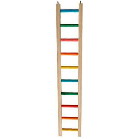 Zoo-Max Hardwood Bird Ladder 2' [Bird Interactive Toys, Bird Supplies] 1 count