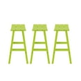 thumbnail image 4 of Costaelm 29" Poly Outdoor Patio Bar Stool (Set of 3), Lime, 4 of 6