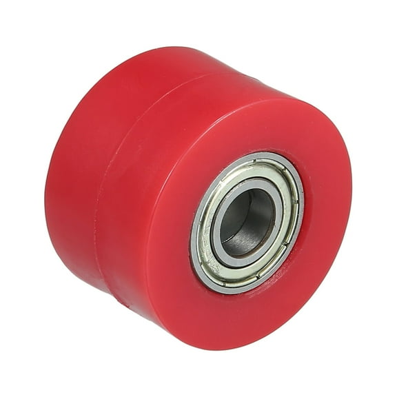 Drive Chain Adjustment Roller Slider Tensioner Wheel Guide for Street Bike Motorcycle ATV 10mm Red