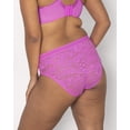 thumbnail image 2 of Curvy Couture Women's Plus Size No-Show Lace High Cut Brief Panty, 2 of 5