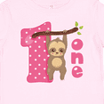 thumbnail image 4 of Inktastic Pink Sloth 1st Birthday Girls Baby T-Shirt, 4 of 5