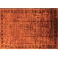 thumbnail image 1 of Ahgly Company Indoor Rectangle Oriental Orange Traditional Area Rugs, 7' x 9', 1 of 4