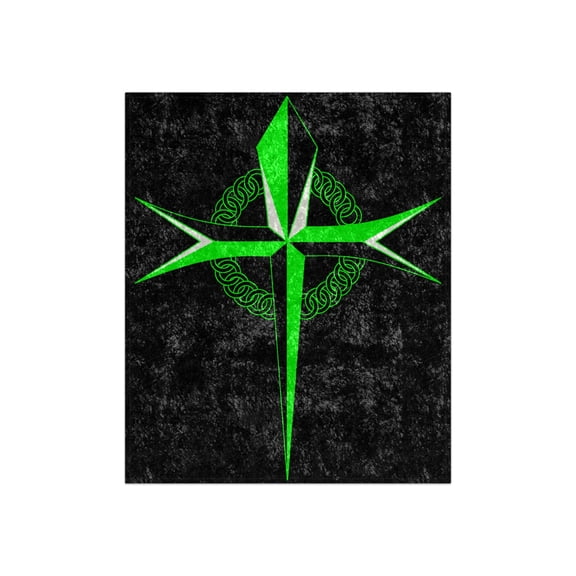 Kaos Cross Crushed Velvet Blanket