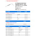 thumbnail image 2 of A/C Suction Hose - Compatible with 2015 - 2020 Volkswagen GTI 2.0L 4-Cylinder 2016 2017 2018 2019, 2 of 2