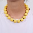 thumbnail image 4 of Collier Perles Perlées Résine Coloré Bleu Marine Jaune Collier Ras-du-Cou Déclaration pour Hommes Femmes Petit Pendentif Collier Pendentif Pierre Collier Colliers et Pendentifs m Colliers Collier de Perles Pendentif, 4 of 4