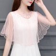 thumbnail image 2 of CherryHome Lady Breathable Shawl Sequin Short Shawl Lady Breathable amp Lightweight Summer Wrap Women Soft Shawl, 2 of 8