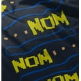 thumbnail image 5 of PACMAN Nom Nom Hungry Foodie Gamer Toddler Boy Girl T Shirt Infant Toddler Brisco Brands 7T, 5 of 6