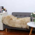 thumbnail image 2 of Unique Bargains Soft Faux Sheepskin Fur Solid Plush Area Rug Carpet Pad for Bedroom Floor Mats Rectangle, 2 of 8