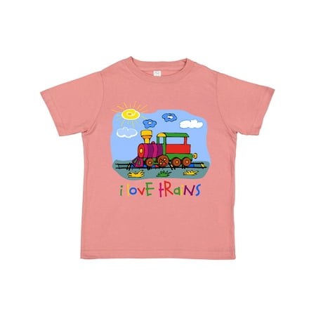 

Inktastic I Love Trains Gift Toddler Boy or Toddler Girl T-Shirt