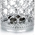 thumbnail image 5 of 2 Pcs Decorative Lanterns Candle Holder Hanging , Silver, 5 of 5