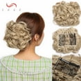 thumbnail image 2 of SEGO Messy Hair Bun with Combs Easy Stretch Dish Hair Chignon Extensions Curly Clip in Updo Hairpiece Short Ponytail Scrunchy for Women, 2 of 6
