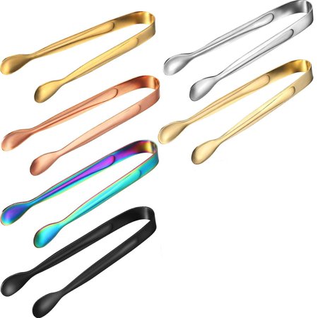 

Stainless Steel Sugar Tongs Set Ice Cube Tongs Pastry Tongs（6pcs）