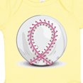 thumbnail image 3 of Inktastic Pink Breast Cancer Ribbon Baseba Boys or Girls Baby Bodysuit, 3 of 4