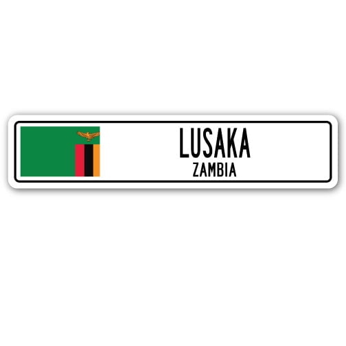 SignMission SSC-Lusaka Zm Street Sign - Lusaka, Zambia