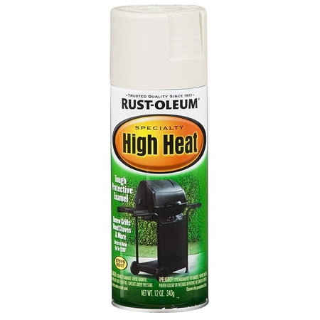 Rust-Oleum 7751830 High Heat Enamel Spray, White,