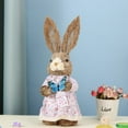 thumbnail image 2 of EIMELI Easter Simulation Bunny Home Garden Bunny Decoration Creative Straw Bunny NOTE Butterfly Color Random, 2 of 6