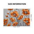 thumbnail image 2 of JRXY Orange Flowers Wooden Jigsaw Puzzle Challenging Difficult Wood Puzzle for Adults 1000 PCS, 2 of 6