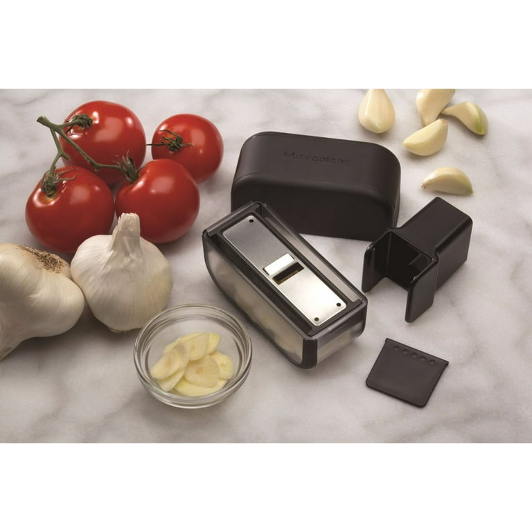 Garlic Slicer and Mincer Set - Black