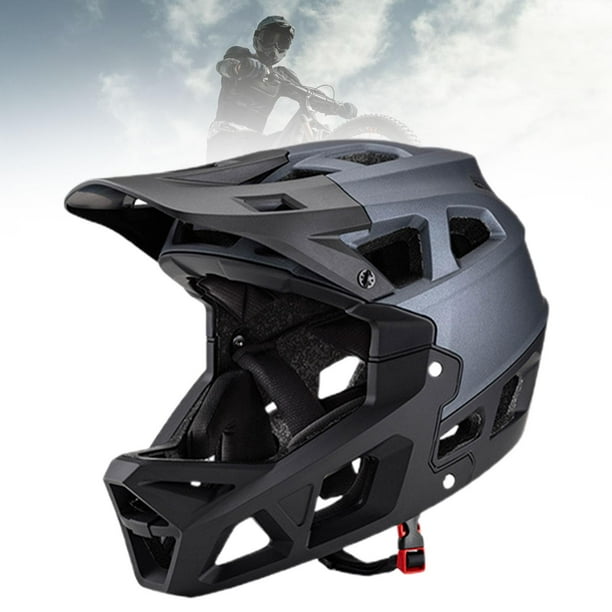 Casco de bicicleta de cara completa casco de bicicleta de montana con forro desmontable casco de ciclismo casco de bicicleta para Scooter al aire Largo 59cm a 61cm Bodega Aurrera en