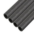 thumbnail image 6 of Uxcell Foam Tube 1.64 ft Length Hollow Polyethylene Black 4 Pcs 0.98in x 1.37in x 1.64ft (ID x OD x L), 6 of 6