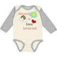 thumbnail image 3 of Inktastic Someone in Iowa Loves Me Boys or Girls Long Sleeve Baby Bodysuit, 3 of 5
