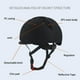 thumbnail image 4 of Eigraketly Casco de ciclismo Hombre Mujer Cascos de bicicleta Sombrero transpirable multifuncional Suministros de equitación para motocicleta Ciclismo Gris, 4 of 6