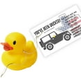 thumbnail image 4 of Crafters Cup Texas You've Been Ducked Tag  50 Pack  Duck Duck Texas Tag  Size 2 x 3.5 in Business Card Size  Attach To Rubber Ducks  Texas USA Design,3.5 x 2 inches, 4 of 6